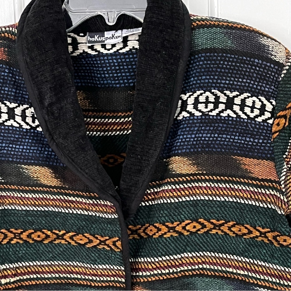 Multicolor Patterned Women's Jacket - image 2